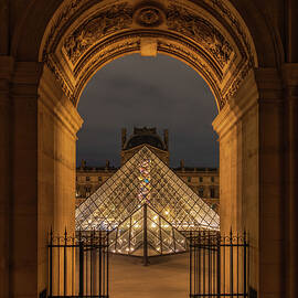Archway at Louvre, Paris by Adrian Hendroff