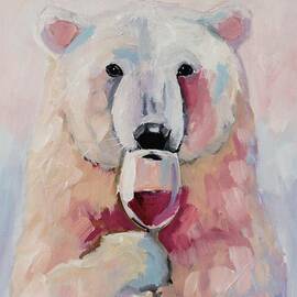 Arctic Rose Bear by Lucia Stewart