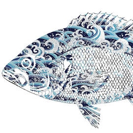 Asian Art Fish by Rebecca Herranen