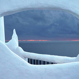 Atlantic Sunset at Casapueblo by Richard Reeve