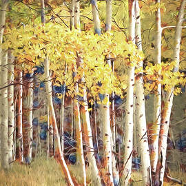 Autumn Aspen Glow by Rebecca Herranen