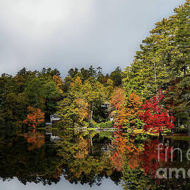 Autumn at Mirror Lakes 4 by Ron Long Ltd Photography