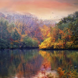 Autumn on a Lake by Jessica Jenney
