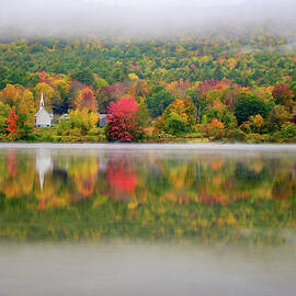 Autumn Reflections, Eaton, NH. by Jeff Sinon