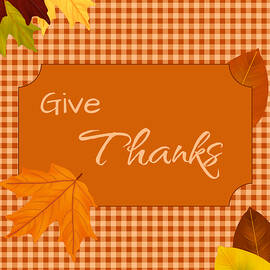 Autumn Thanksgiving Gratitude Design by Snow Iris Studio