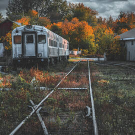 Autumn Train of Uxbridge by DEE POTTER