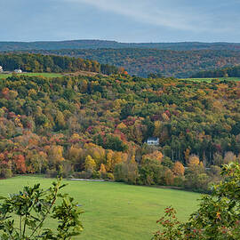 Autumn View at Macricostas Lookout  by Dave King