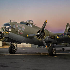 B-17 Flying Fortress Ye Olde Pub at Dawn - Fine Art Aviation Photography by Dave Koch by Dave Koch - Aircraft Photography