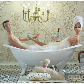 B and K Bath Time by David Parise
