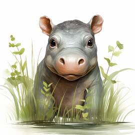 Baby Hippo by Land of Dreams