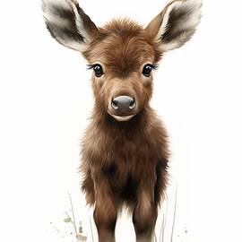 Baby Moose by Land of Dreams