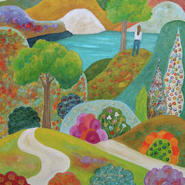 Back Up On The Hill by Angeles M Pomata