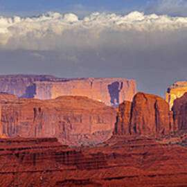 Backlit Buttes by Richard DeYoung