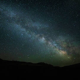 Badlands Milky Way Sky by Dan Sproul