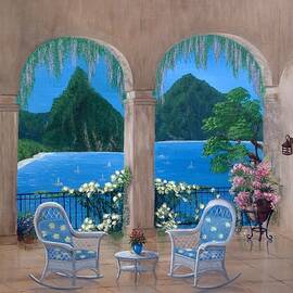 Balcony with a View by Marlene Little