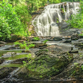 Bald River Falls From Below by Marcy Wielfaert