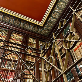 Barcelona Biblioteca Publica Arus Ornate Library Collection and Decorative Metal Railing by Travel Essayist