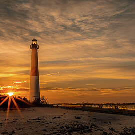 Barnegat Lighthouse Sunset by Richard DeYoung
