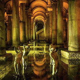 Basilica Cistern in Istanbul by Rebecca Herranen