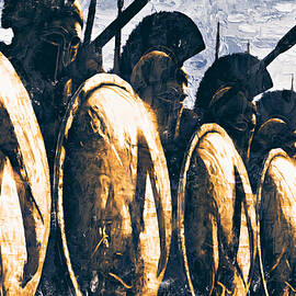 Battles of ancient Sparta - 09 by AM FineArtPrints