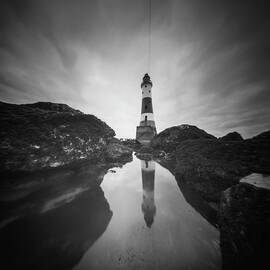 Beachy head lighthouse reflection by Will Gudgeon