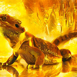 Bearded Dragon by Bruce Block