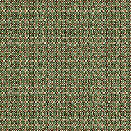 Berries and Seedpods, Gnome for the Holidays Collection, Dark Olive by Elizabeth Reich