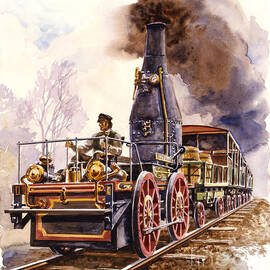 Best Friend Of Charleston Locomotive by John Swatsley
