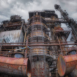 Bethlehem PA Steel Stacks by Susan Candelario