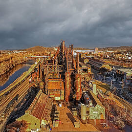 Bethlehem Steel PA Aerial  by Susan Candelario