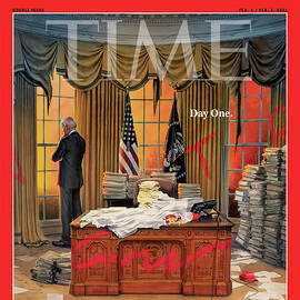Biden Presidency - Day One by Illustration by Tim O'Brien for TIME