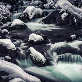 Big Cottonwood Creek, Winter - Utah by Abbie Matthews
