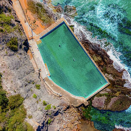 Bilgola Rock Pool  by Andre Petrov