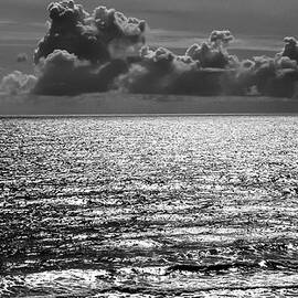 Black and White Ocean Clouds by Louis Dallara