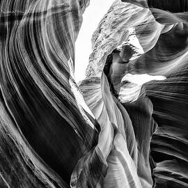 Black Arizona Series - Antelope Canyon Natural Wonder VII by Philippe HUGONNARD