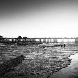 Black California Series - Huntington Beach Pier by Philippe HUGONNARD