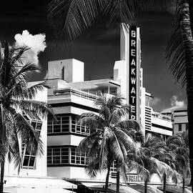 Black Florida Series - Wonderful Miami Beach Art Deco by Philippe HUGONNARD