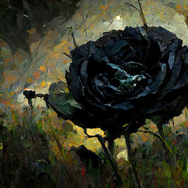 Black Rose Immortal, 03 by AM FineArtPrints