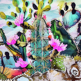 Blooming Cactus in Arizona by Tatiana Travelways