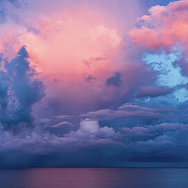 Blue and Pink Morning Sunrise by Tommy Farnsworth