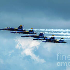 Blue Angels Lineup by Jeff Saunders