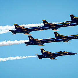 Blue Angels over Houston by David Morefield