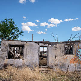 Blue Being Graffiti by Mary Lee Dereske