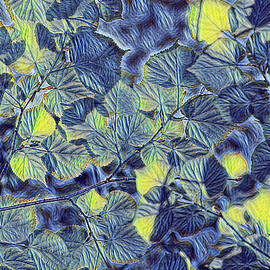 Blue Foliage by Antonios Valamontes