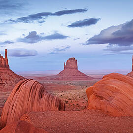 Blue Hour at Monument Valley by Richard DeYoung