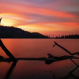 Blue Lake Sunset by Mike Lee