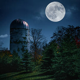 Blue Moon Silo by DEE POTTER