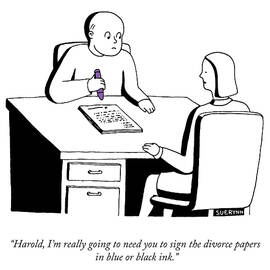 Blue Or Black Ink by Suerynn Lee