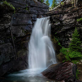 Blue Skies over Baring Falls by Matt Halvorson