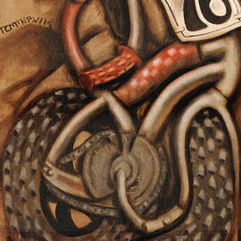 Old Bmx Racing Bike Art Print by Tommervik